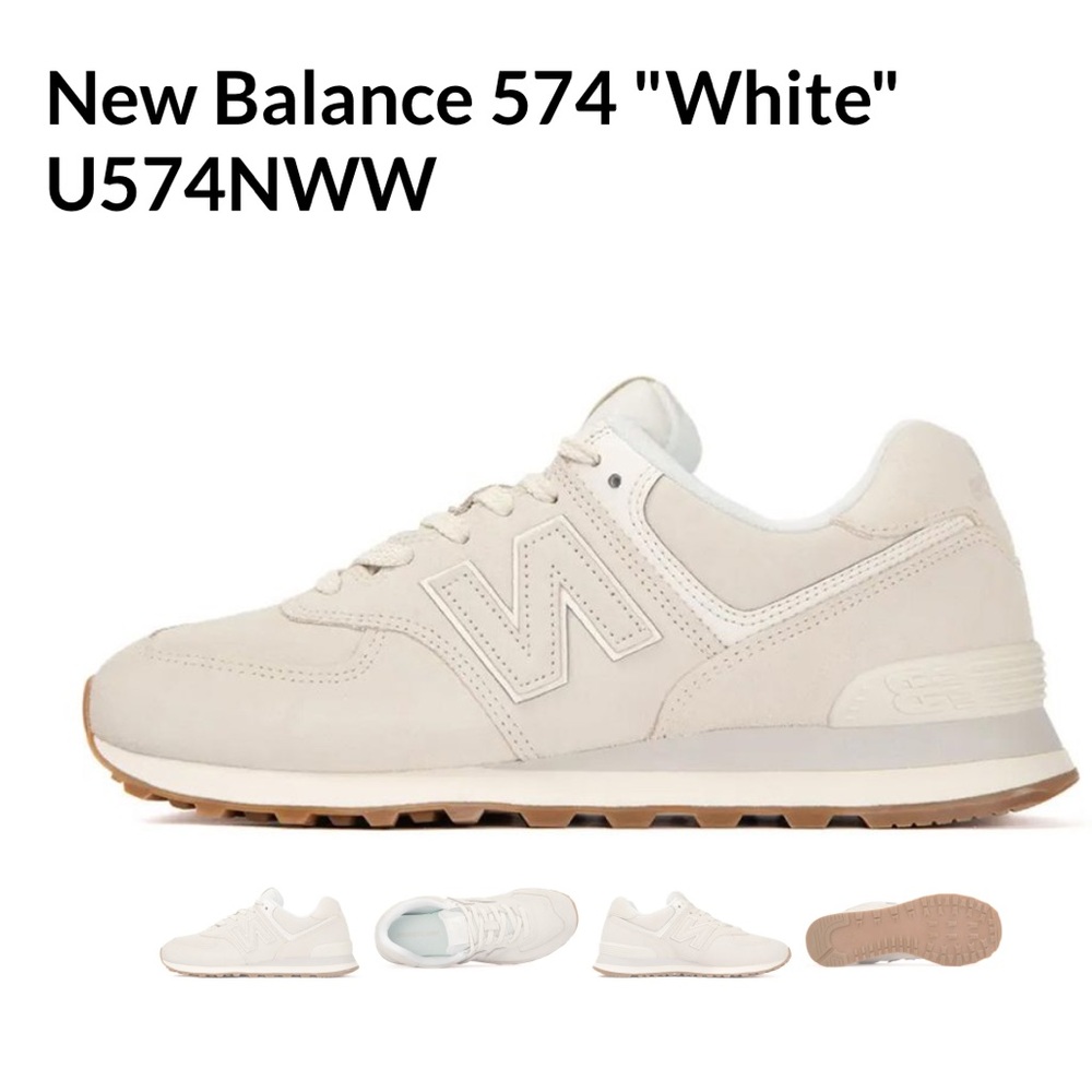 New balance 573 white womens size 6 (used)